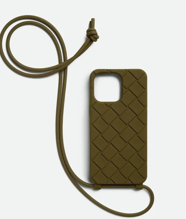 Bottega Veneta IPhone 15 Pro Max Case With Strap> Tech