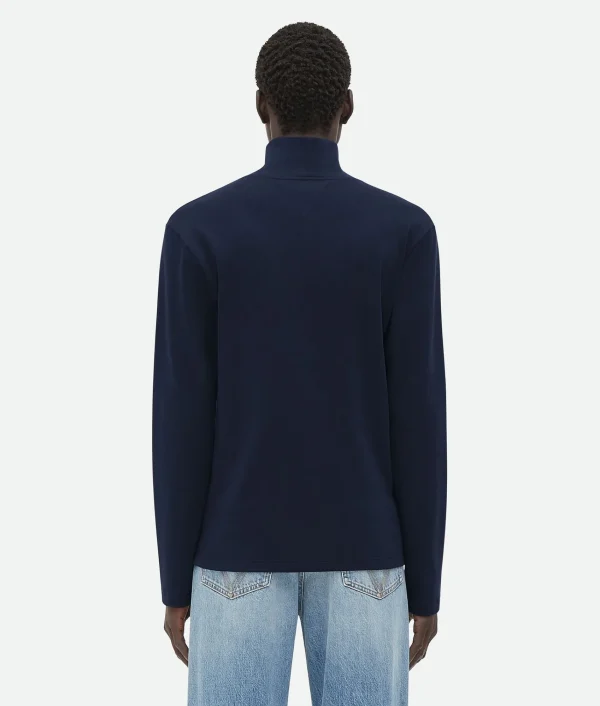 Bottega Veneta Jersey High Neck T-Shirt> Knitwear