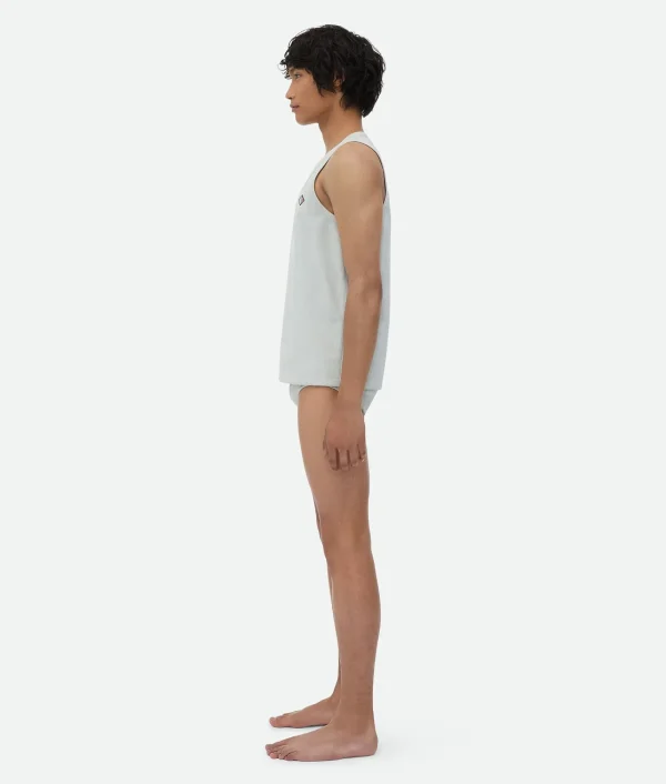 Bottega Veneta Jersey Rib Leather Boxer> Leather