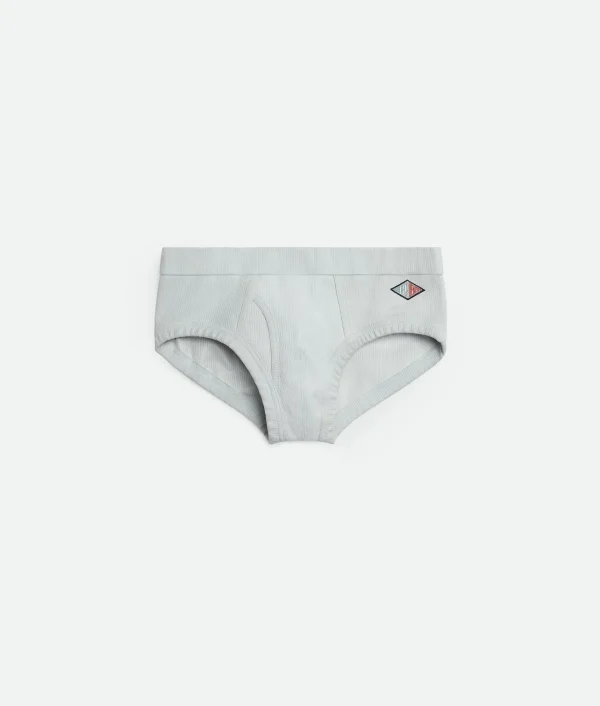 Bottega Veneta Jersey Rib Leather Boxer> Leather