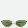 Bottega Veneta Knot Cat Eye Sunglasses>Women Sunglasses | Sunglasses
