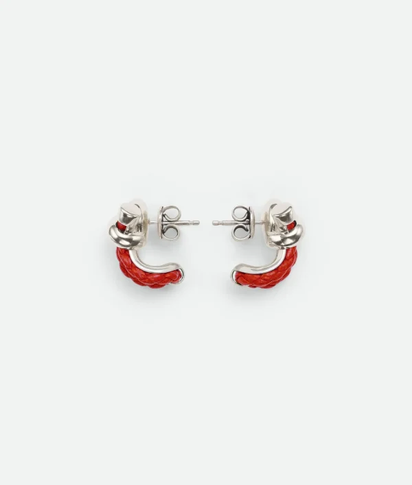 Bottega Veneta Knot Hoop Earrings>Women Earrings