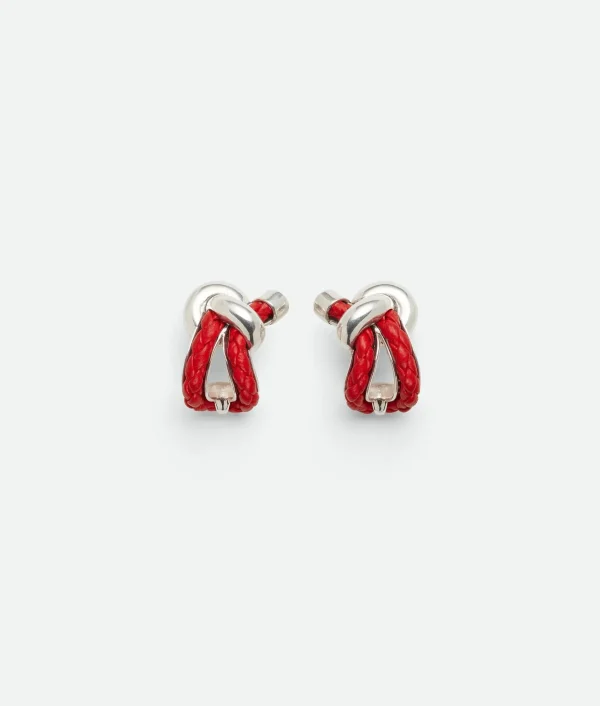 Bottega Veneta Knot Hoop Earrings>Women Earrings