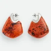 Bottega Veneta Large Fin Ceramic Earrings>Women Earrings