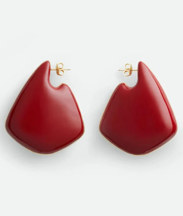 Bottega Veneta Large Fin Earrings>Women Earrings