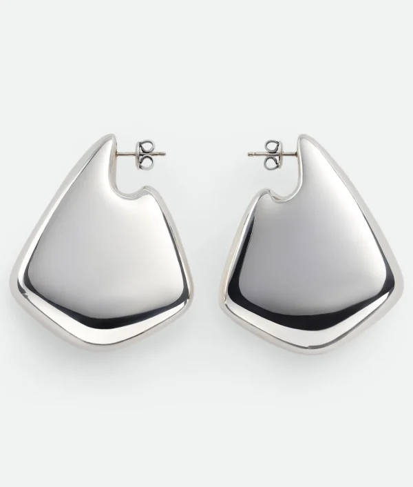 Bottega Veneta Large Fin Earrings>Women Earrings
