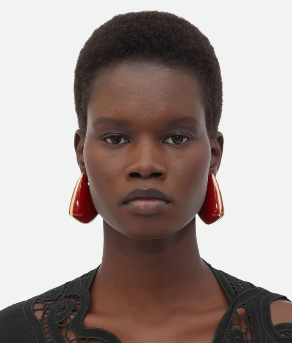 Bottega Veneta Large Fin Earrings>Women Earrings
