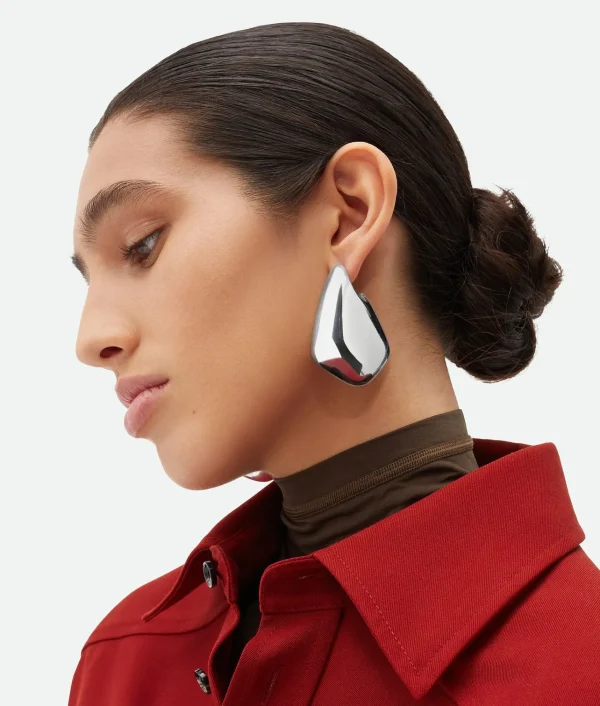Bottega Veneta Large Fin Earrings>Women Earrings