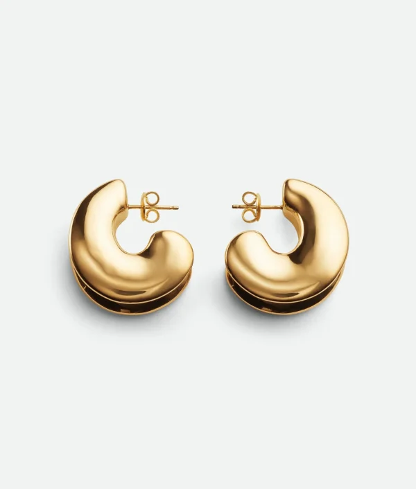 Bottega Veneta Large H Beam Earrings>Women Earrings