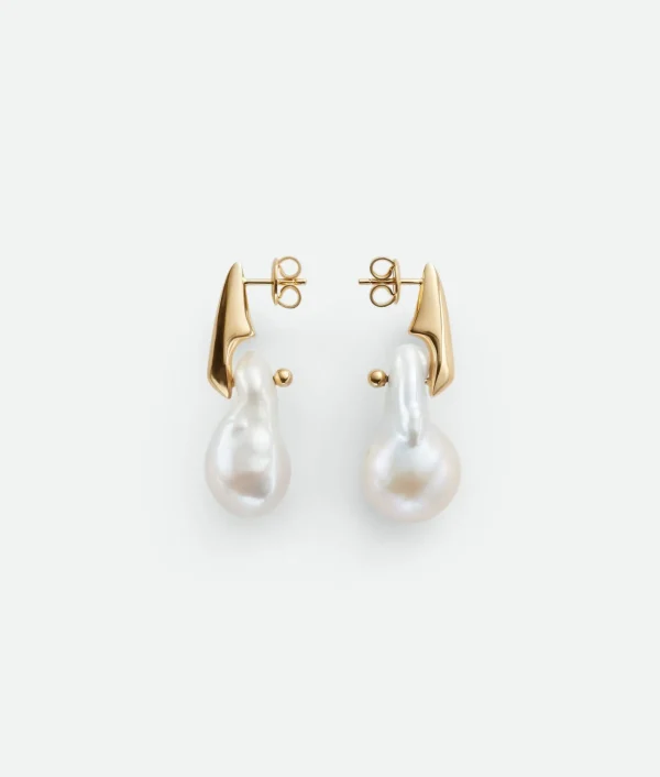 Bottega Veneta Large Pearl Earrings>Women Earrings