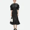 Bottega Veneta Leather A-Line Dress>Women Leather | Dresses