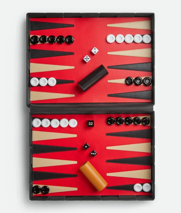 Bottega Veneta Leather Backgammon> Games