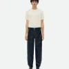 Bottega Veneta Leather Belted Trousers> Trousers And Shorts | Leather
