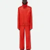Bottega Veneta Leather Blouson With Wide Collar> Leather