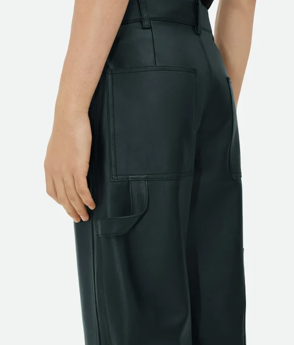 Bottega Veneta Leather Cargo Trousers> Trousers And Shorts | Leather
