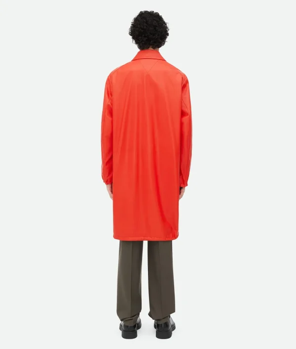 Bottega Veneta Leather Coat> Coats