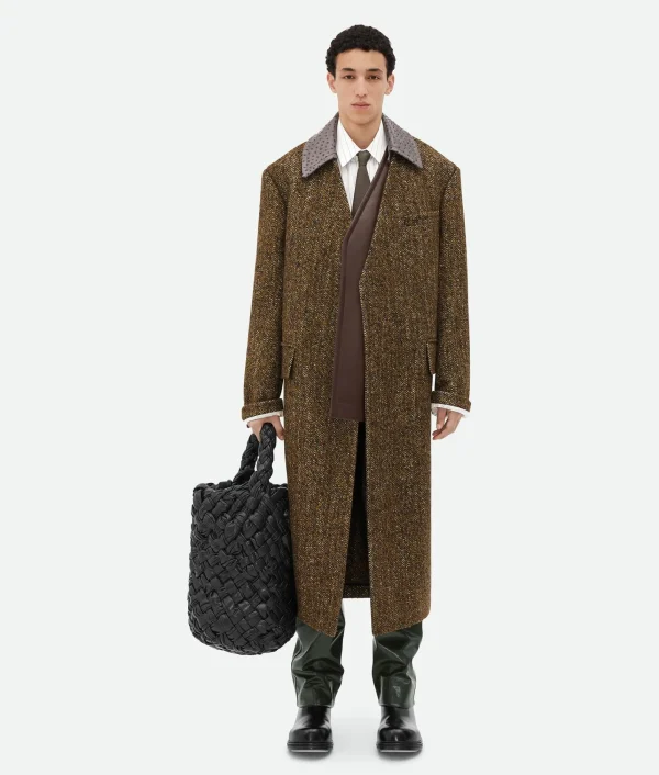 Bottega Veneta Leather Gilet> Coats