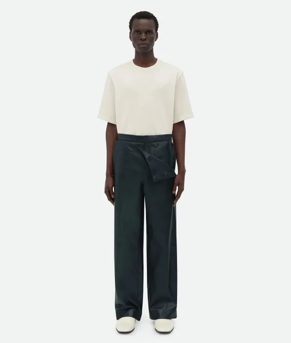 Bottega Veneta Leather Sailor Trousers> Trousers And Shorts | Leather