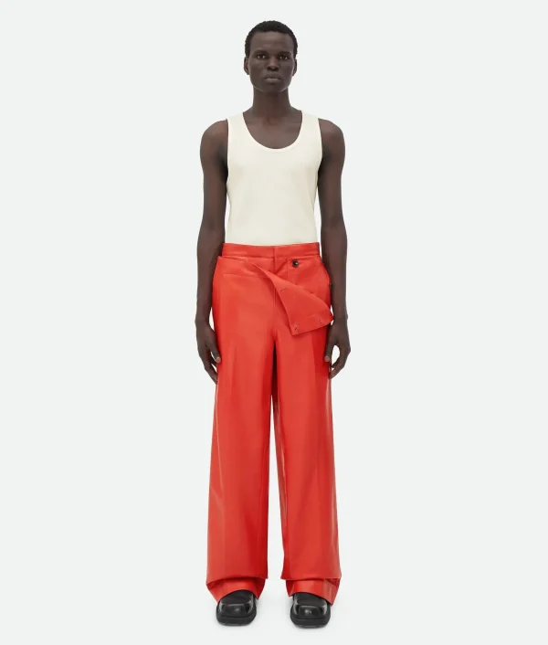 Bottega Veneta Leather Sailor Trousers> Trousers And Shorts | Leather