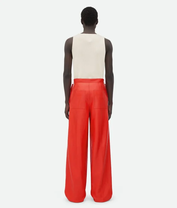 Bottega Veneta Leather Sailor Trousers> Trousers And Shorts | Leather