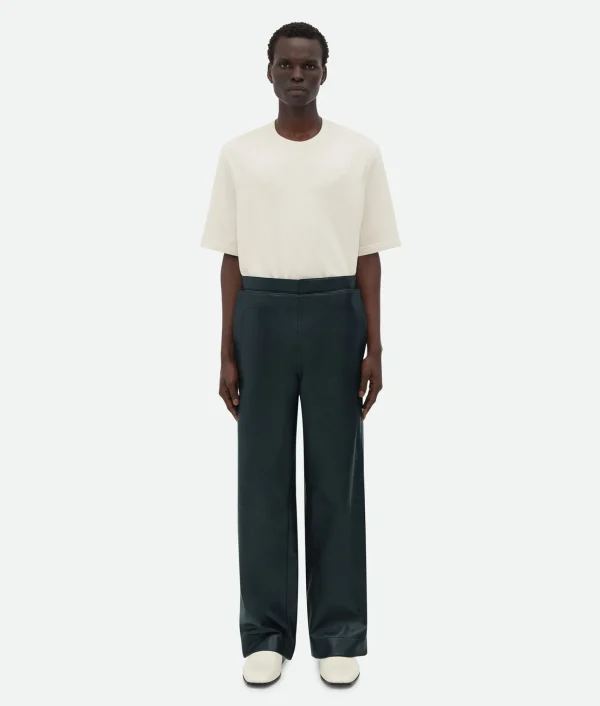 Bottega Veneta Leather Sailor Trousers> Trousers And Shorts | Leather