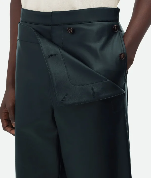 Bottega Veneta Leather Sailor Trousers> Trousers And Shorts | Leather