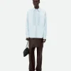 Bottega Veneta Leather Shirt> Shirts | Leather