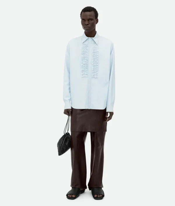 Bottega Veneta Leather Shirt> Shirts | Leather