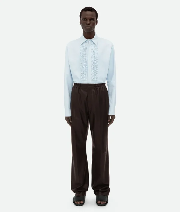 Bottega Veneta Leather Trousers> Trousers And Shorts | Leather