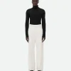 Bottega Veneta Leather Wide Leg Trousers> Trousers And Shorts | Leather