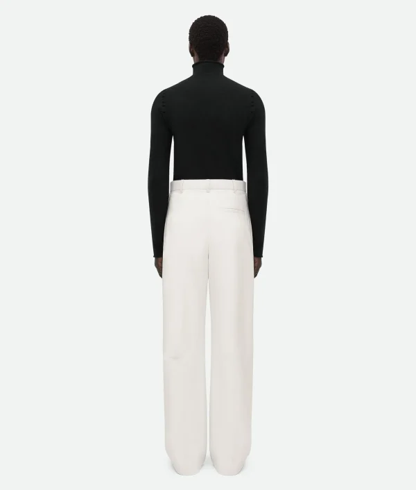Bottega Veneta Leather Wide Leg Trousers> Trousers And Shorts | Leather
