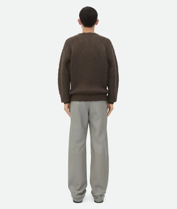 Bottega Veneta Leather Wide Leg Trousers> Trousers And Shorts | Leather