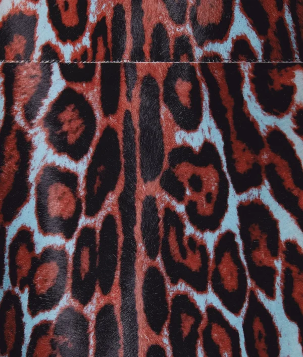 Bottega Veneta Leopard Print Shearling Skirt>Women Skirts