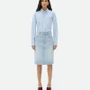 Bottega Veneta ed Denim Midi Skirt>Women Skirts | Denim
