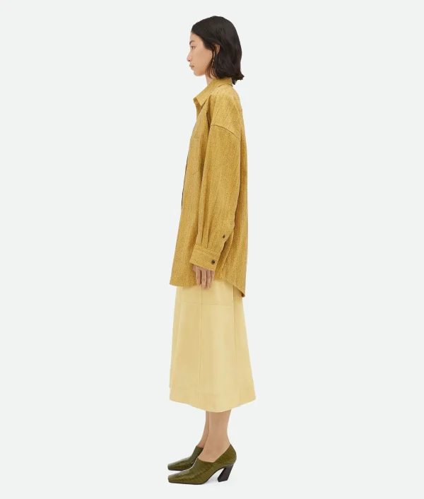 Bottega Veneta Light Cotton Frise Shirt>Women Shirts