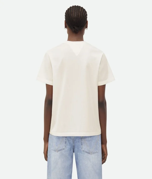 Bottega Veneta Light Cotton Jersey T-Shirt>Women Tops And T-Shirts