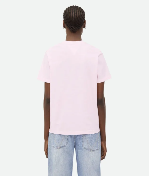 Bottega Veneta Light Cotton Jersey T-Shirt>Women Tops And T-Shirts