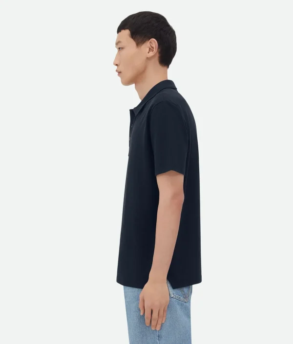 Bottega Veneta Light Cotton Piquet Polo> Polos