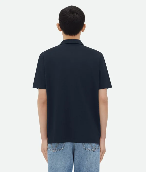 Bottega Veneta Light Cotton Piquet Polo> Polos