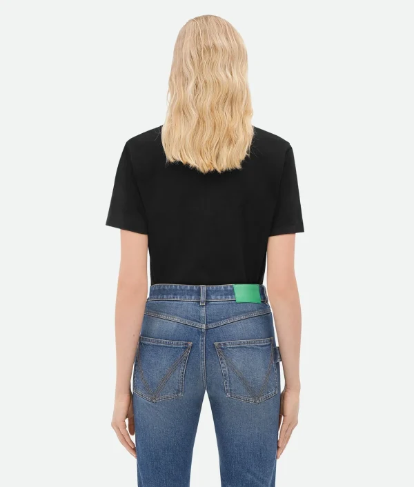 Bottega Veneta Light Cotton T-Shirt>Women Tops And T-Shirts