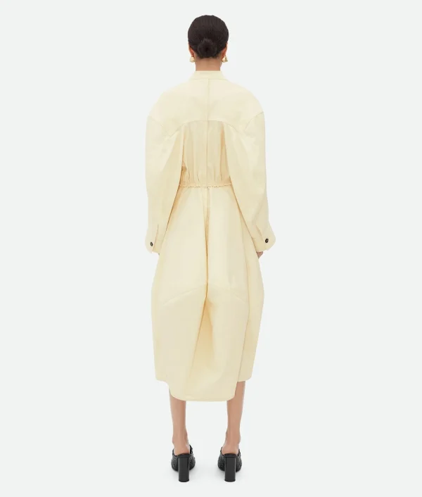 Bottega Veneta Light Cotton Twill Balloon Dress>Women Dresses