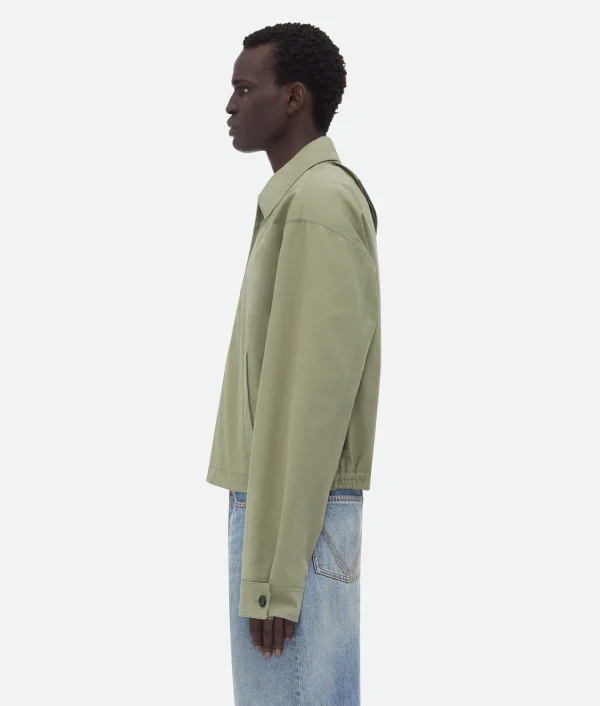 Bottega Veneta Light Cotton Twill Blouson> Coats