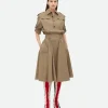 Bottega Veneta Light Cotton Twill Dress>Women Dresses
