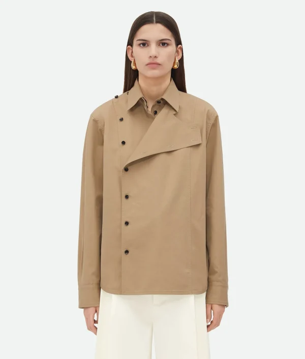 Bottega Veneta Light Cotton Twill Shirt>Women Shirts