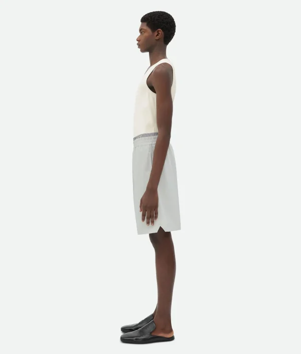 Bottega Veneta Light Cotton Twill Shorts> Trousers And Shorts