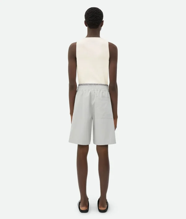 Bottega Veneta Light Cotton Twill Shorts> Trousers And Shorts