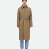 Bottega Veneta Light Cotton Twill Trench Coat> Coats