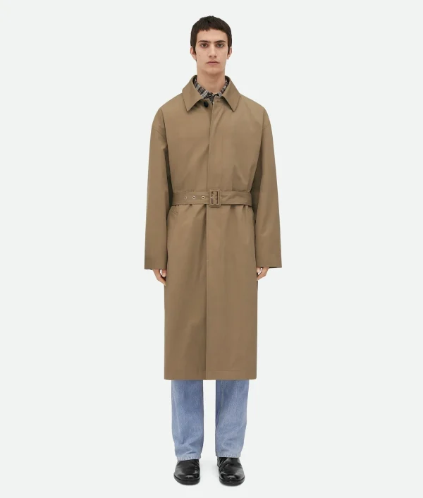 Bottega Veneta Light Cotton Twill Trench Coat> Coats