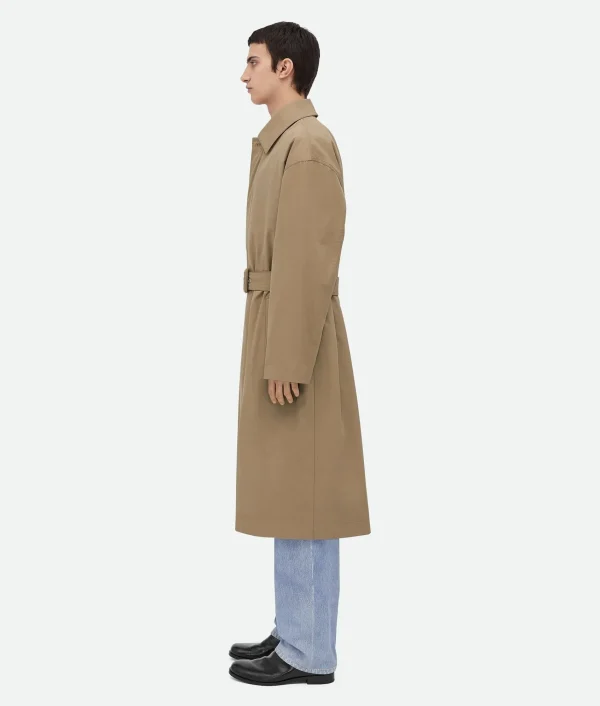Bottega Veneta Light Cotton Twill Trench Coat> Coats