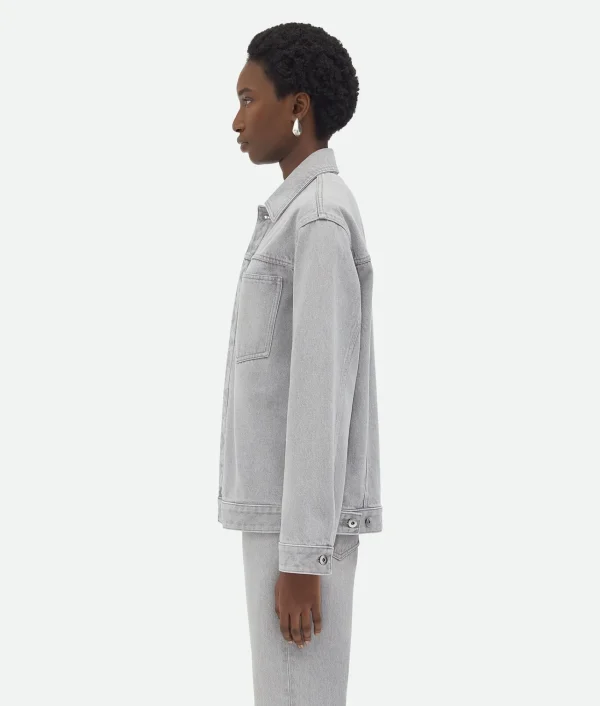 Bottega Veneta Washed Denim Jacket>Women Jackets | Denim